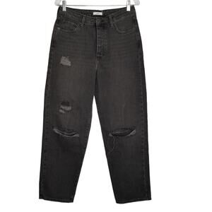 Forever 21 Women's Premium Baggy Ripped Jeans, Size 28